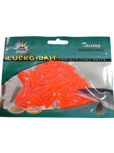 Силикон LUCKG BAIT 50 шт в пачке 0.39 гр 2см *308