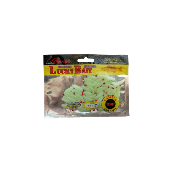 Силикон LUCKY BAIT 50 шт в пачке 0.39 гр 2см *317