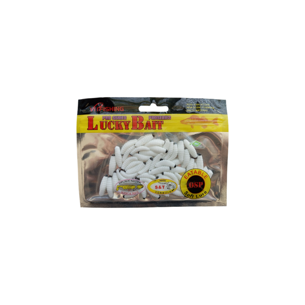 Силикон LUCKY BAIT 50 шт в пачке 0.39 гр 2см *610