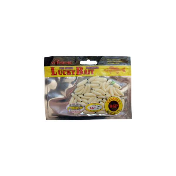 Силикон LUCKY BAIT 50 шт в пачке 0.39 гр 2см *613